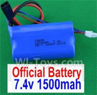 SuBotech BG1513 Parts-DZDC01 7.4V 1500MAH Battery,Subotech BG1513 RC Car Spare parts Accessories,1:12 4WD BG1513 RC Racing Car parts,High Speed Drifting Buggy Parts